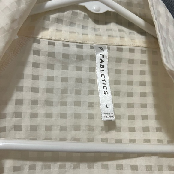 Fabletics Cleo Lightweight White Jacket - Picture 4 of 5